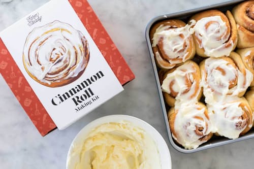 lifestyle image of Cinnamon Roll Making Kit