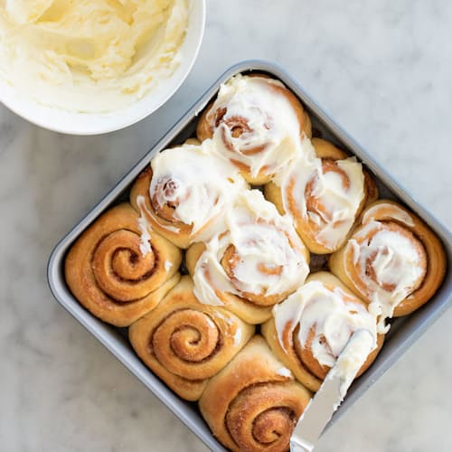 lifestyle image of Cinnamon Roll Making Kit
