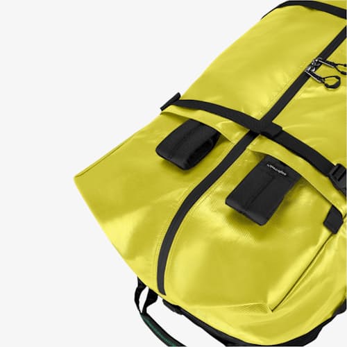 laydown detail image of Migrate Wheeled Duffel 130L