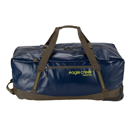 laydown image of Migrate Wheeled Duffel 130L