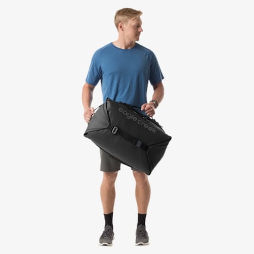 on model image of Tour Travel Pack 40L