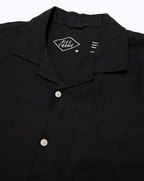 laydown detail image of Linen Camp Shirt