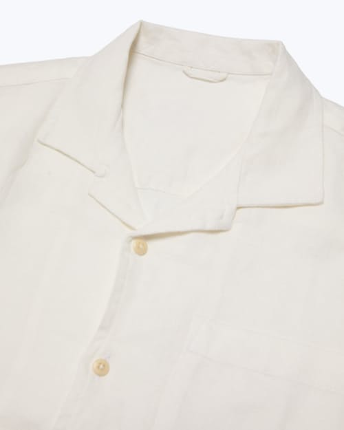 laydown detail image of Linen Camp Shirt