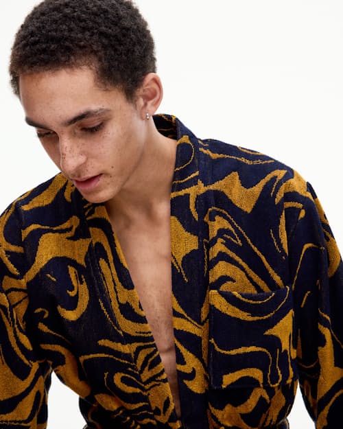 on model image of Marble Robe
