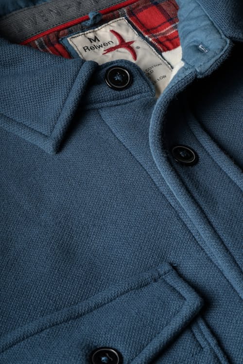 laydown detail image of Pique Fleece Workshirt