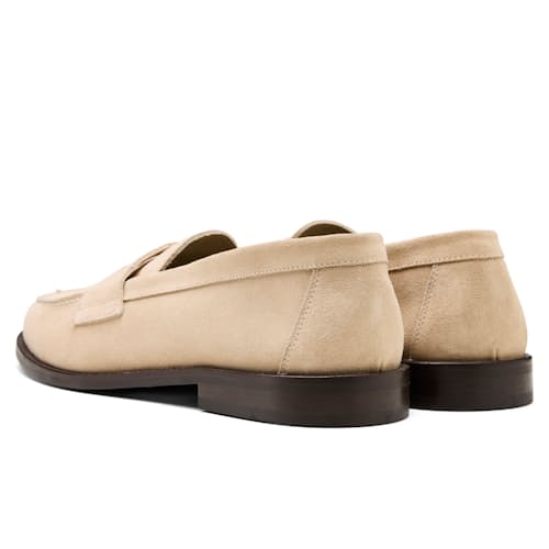 laydown image of Bobbee Split-Toe Penny Loafer