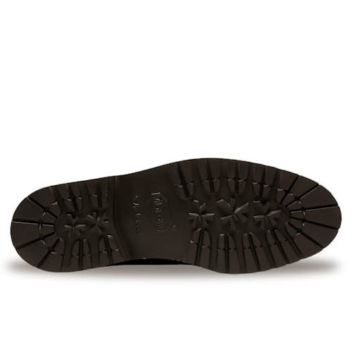 laydown image of Jonah Split Toe Gibson Derby