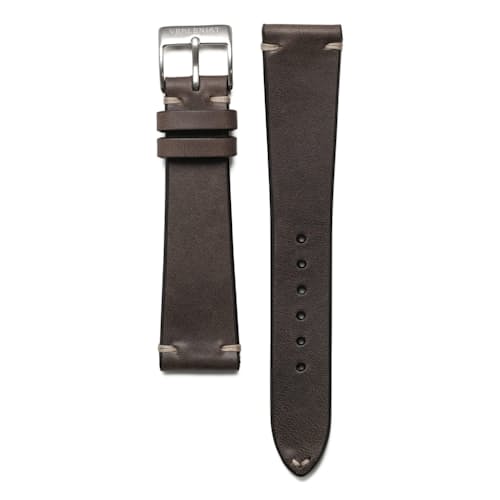 laydown image of Cedaro Leather Watch Strap