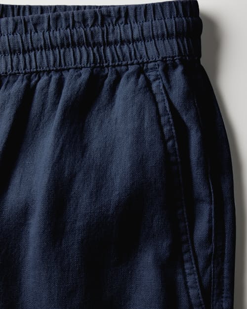 laydown detail image of Drawstring Canoe Short - 7"