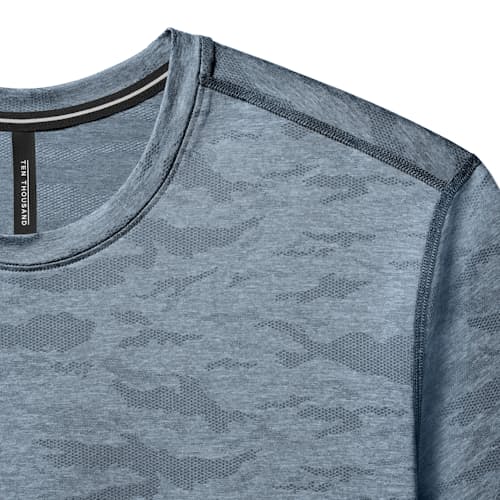 laydown detail image of Camo Knit T-Shirt