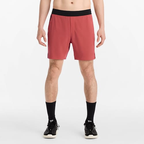 on model image of Interval Lined Short - 7"