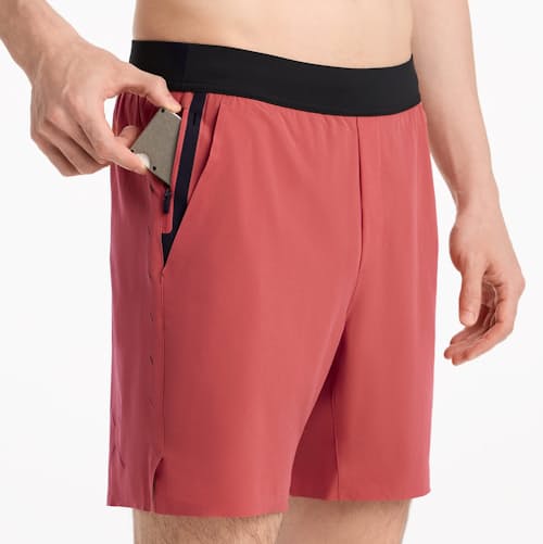 on model image of Interval Lined Short - 7"
