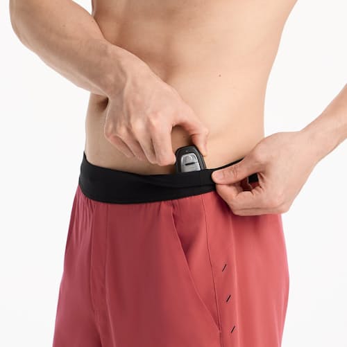 on model image of Interval Lined Short - 7"