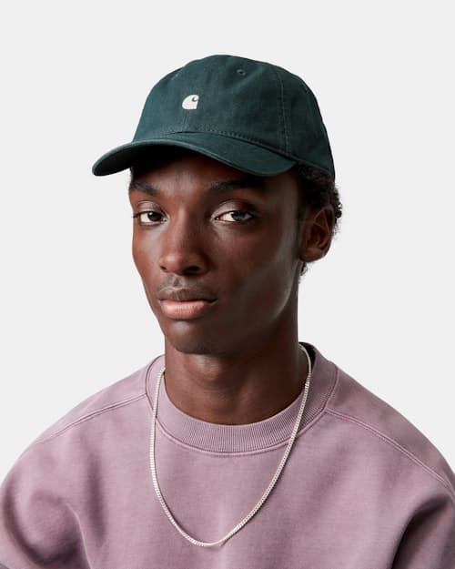 on model image of Madison Logo Cap