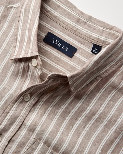 laydown detail image of Isles Linen Shirt