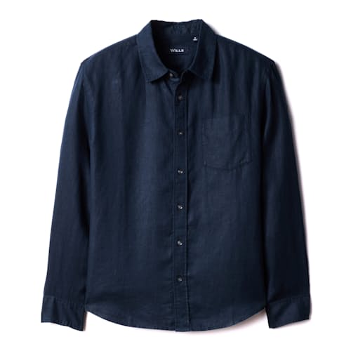 laydown image of Isles Linen Shirt