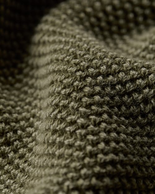 laydown detail image of Garment Dyed Cotton Crewneck Sweater