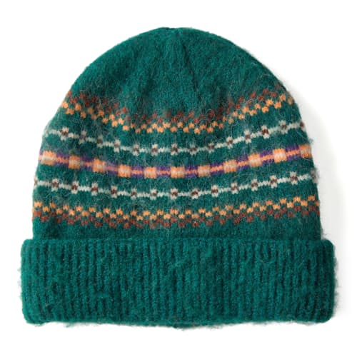 laydown image of Fair Isle Beanie