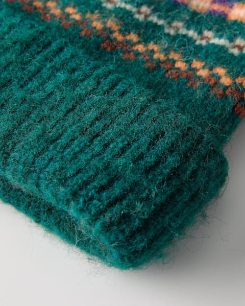 laydown detail image of Fair Isle Beanie