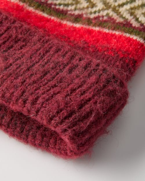 laydown detail image of Fair Isle Beanie