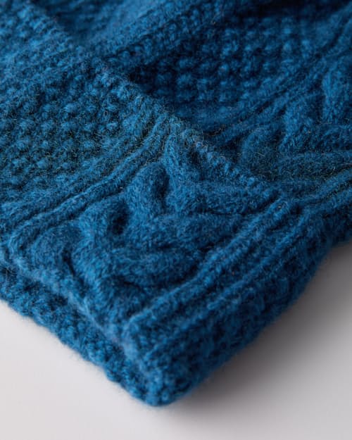 laydown detail image of Cable Beanie