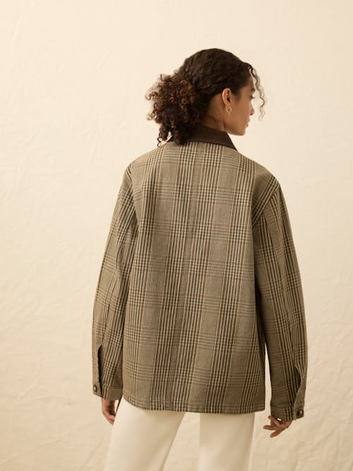on model image of Women's High Ridge Twill Studio Jacket