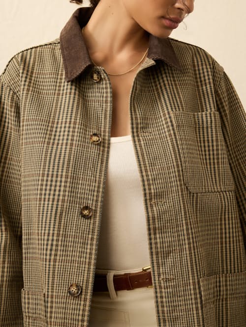 laydown detail image of Women's High Ridge Twill Studio Jacket