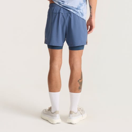 on model image of Bommer Run Shorts - 3.5"