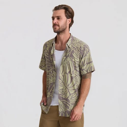 on model image of Bless Up Lightweight Stretch Shirt