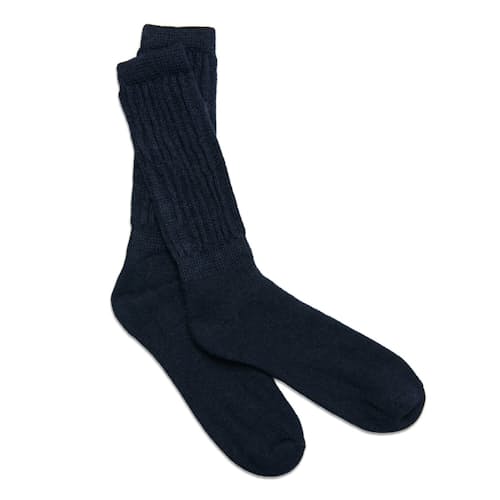 laydown image of Alpaca Loose Rib Sox