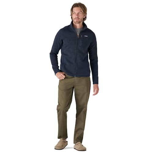 on model image of Better Sweater Fleece Jacket