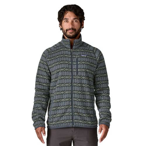 on model image of Better Sweater Fleece Jacket