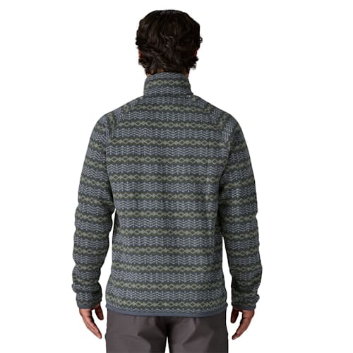 on model image of Better Sweater Fleece Jacket