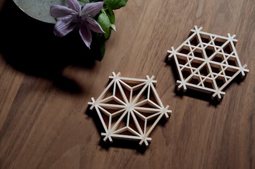 lifestyle image of Kumiko Kit - Coasters