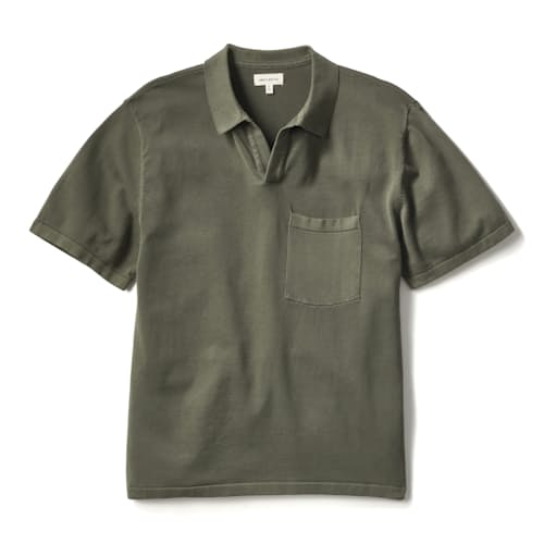 laydown image of Manbir Johnny Collar Polo