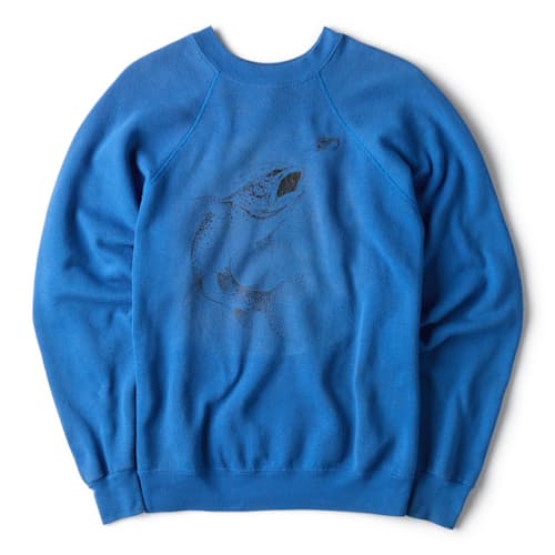 laydown image of Fish Crewneck
