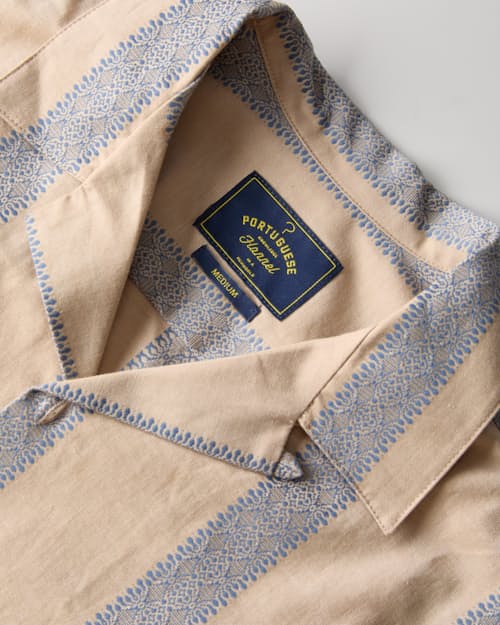 laydown detail image of Lousada Camp Collar Shirt