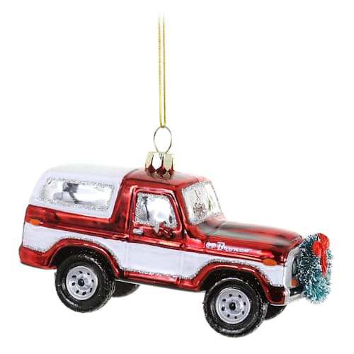 laydown image of Bronco Ornament