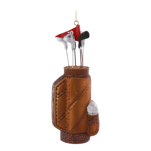 laydown image of Golf Bag Ornament