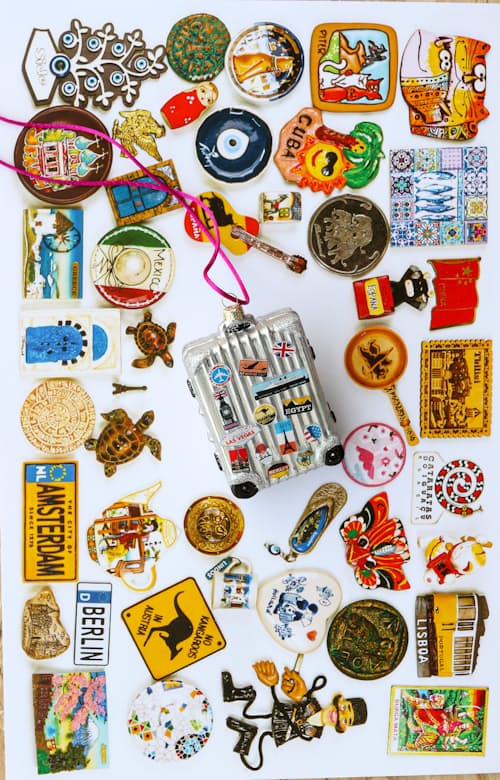 lifestyle image of Jetsetter Suitcase Ornament