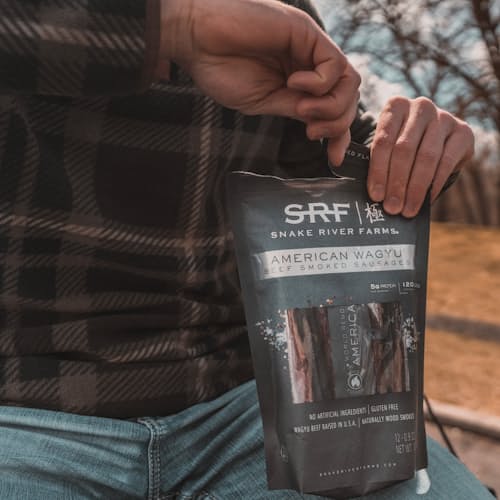lifestyle image of Wagyu Beef Sticks