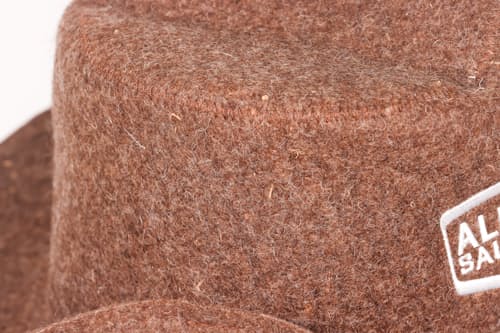 laydown detail image of Wool Cowboy Sauna Hat