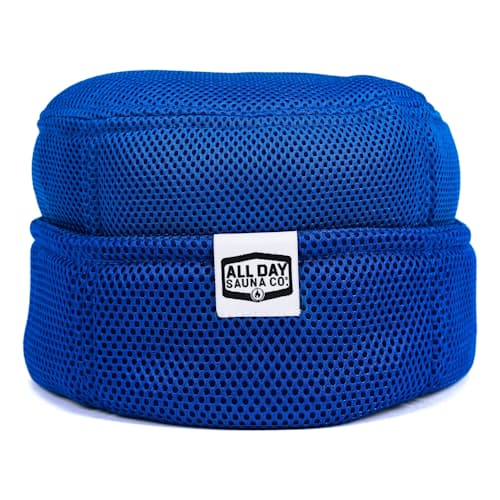 laydown image of Japanese Mesh Sauna Hat