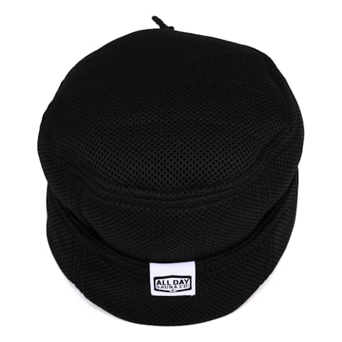 laydown image of Japanese Mesh Sauna Hat