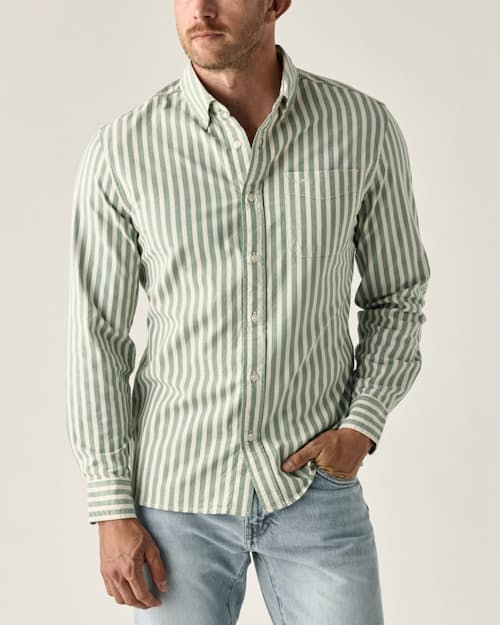 on model image of Oxford Draftsman Shirt