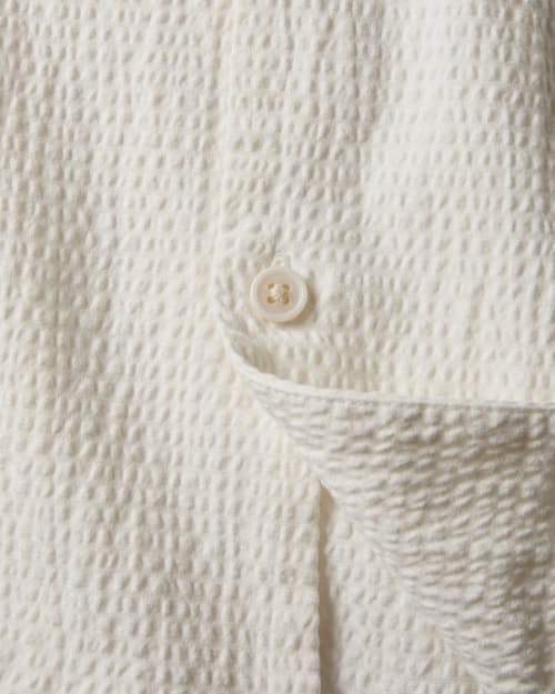 laydown detail image of Seersucker Keys Camp Shirt