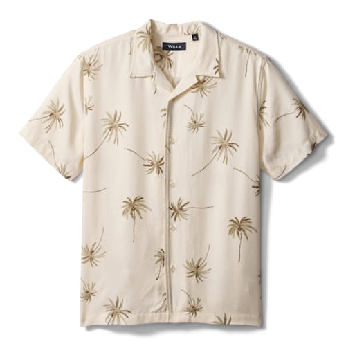 laydown image of Tencel Resort Shirt