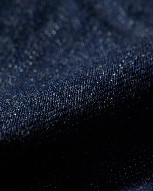 laydown detail image of American Reserve Selvedge Type II Denim Jacket