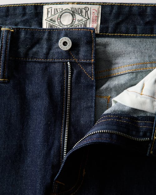 laydown detail image of American Reserve Selvedge Jean - Vintage Straight
