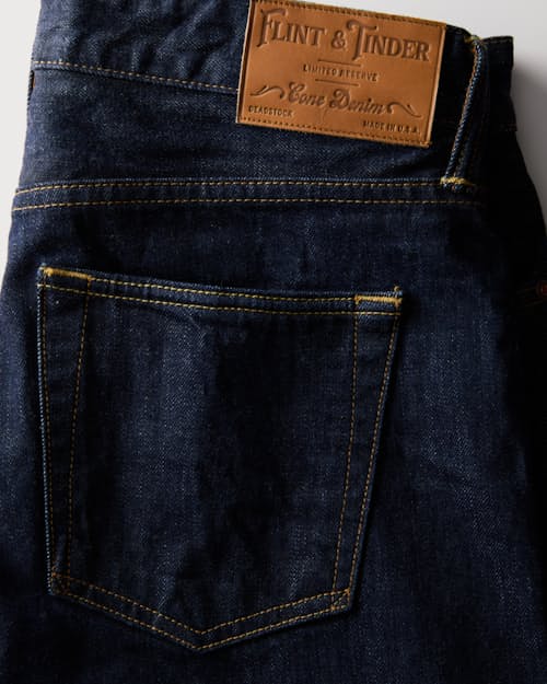 laydown detail image of American Reserve Selvedge Jean - Vintage Straight